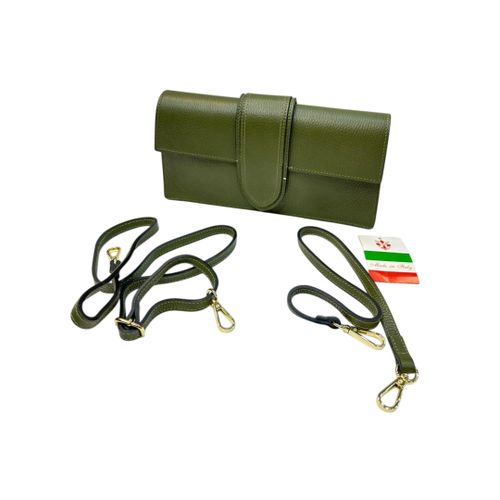 Femme Sac à Main Italy Pour Femme - En Cuir - Vert